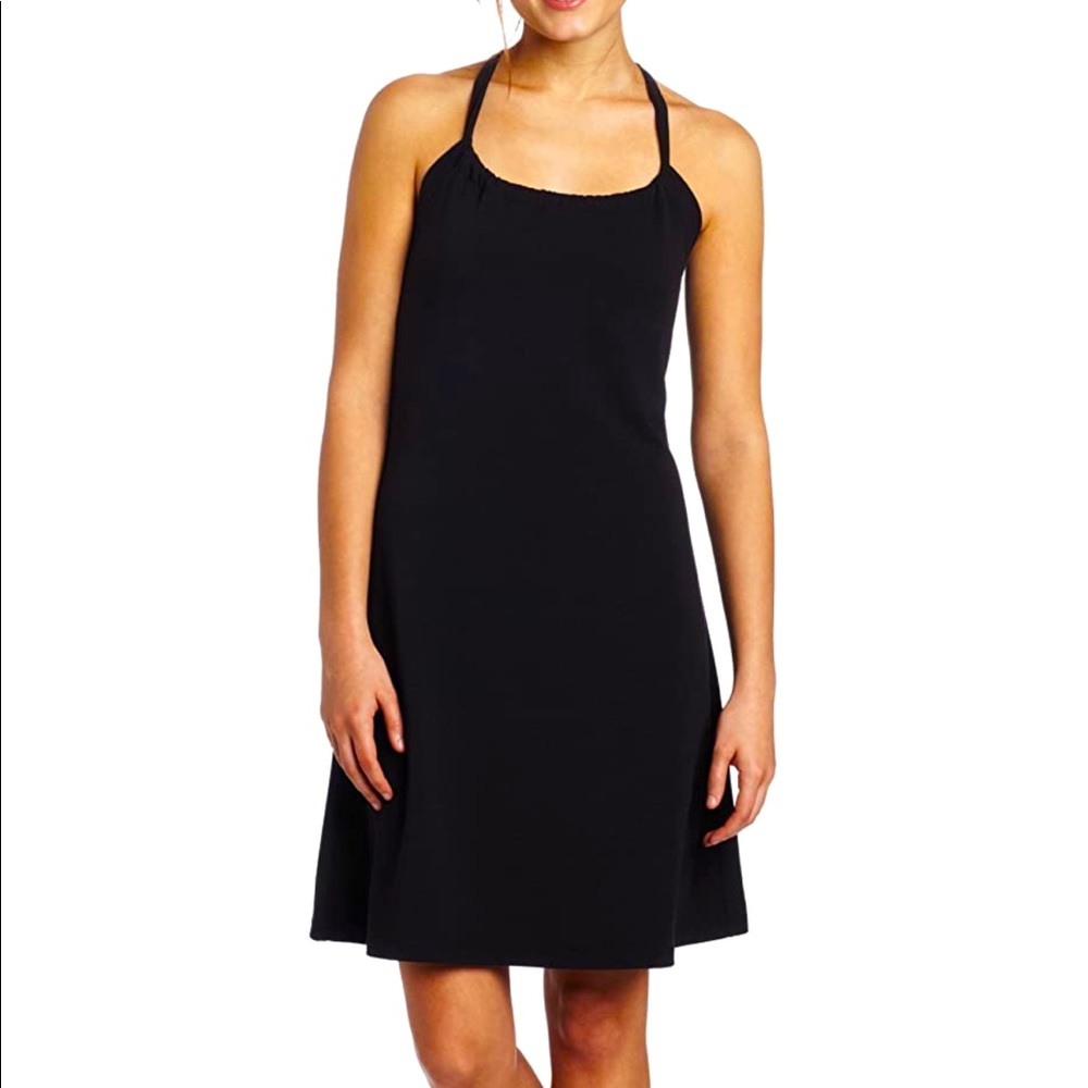 PrAna Quinn Dress, Simple A-line, scoop neckline with double-strap racerback